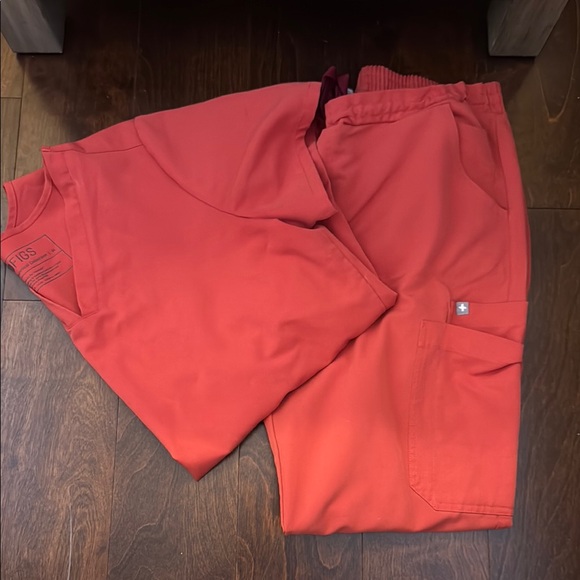 Figs Other - Red FIGS Scrub Set